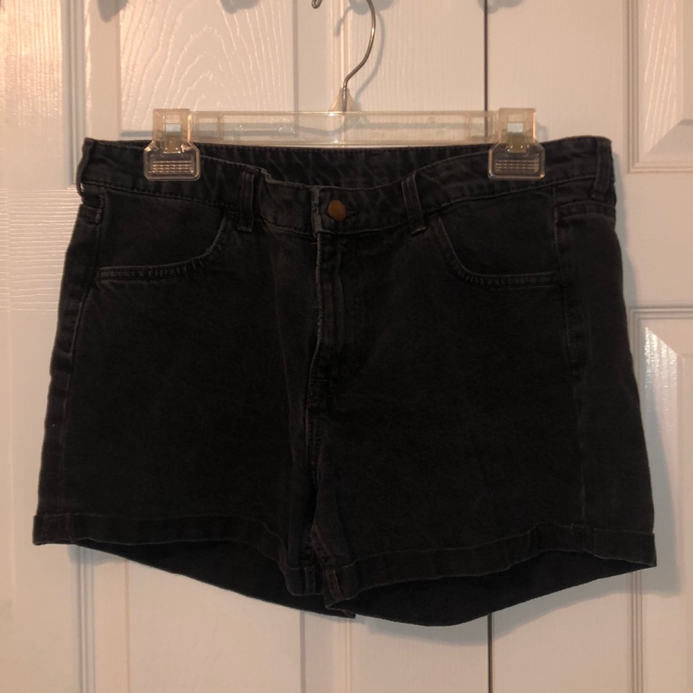 Classic Black Jean Shorts